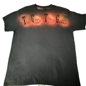 Black Bleach Red Tee