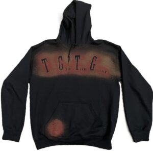 Black HD Bleach Red Hoodie